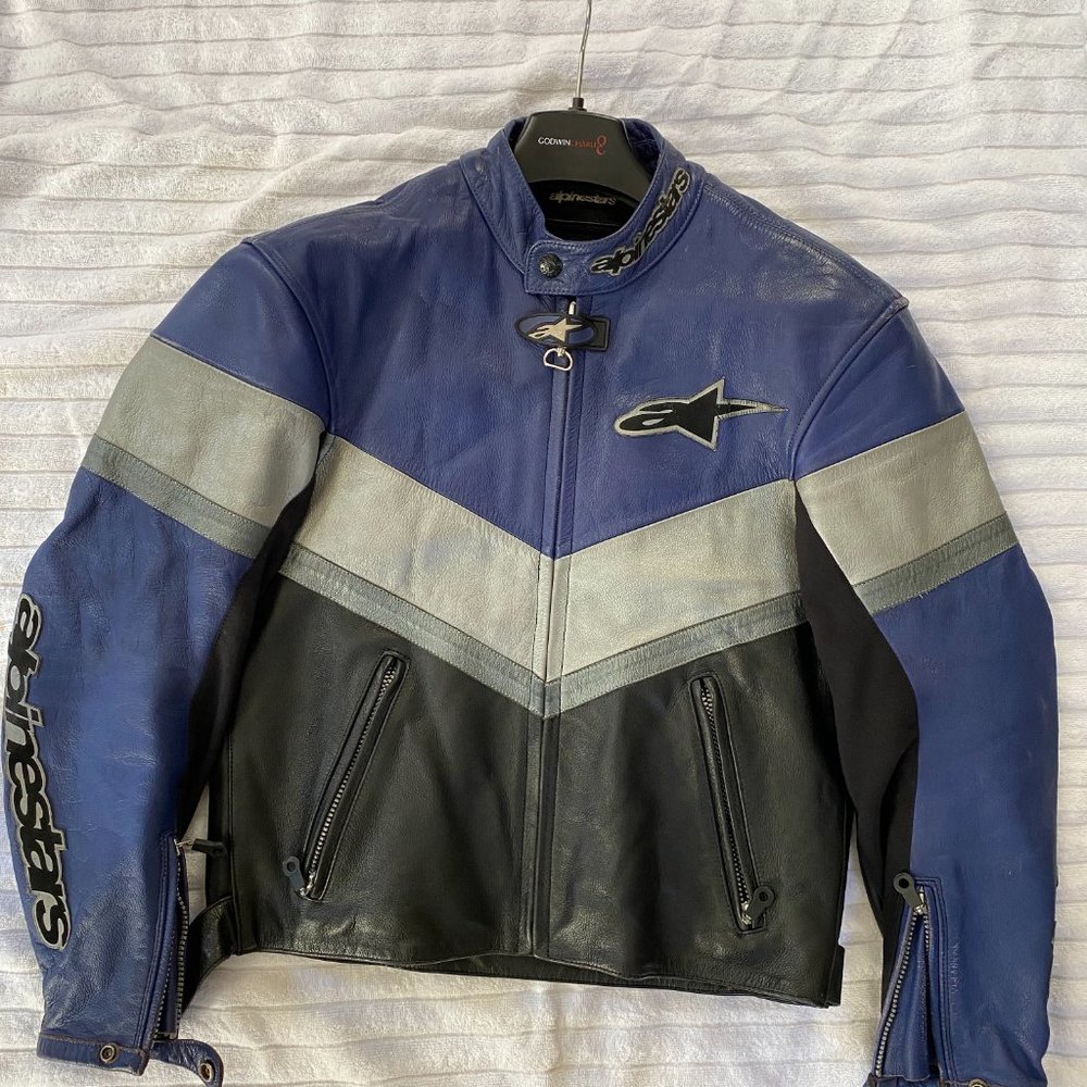 Mens AlpineStars Motorcycle Jacket Size 38